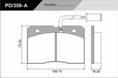 FRAS-LE PD/359-A_CV Advanced - Kit pastiglie freno, Freno a disco autozon.pro