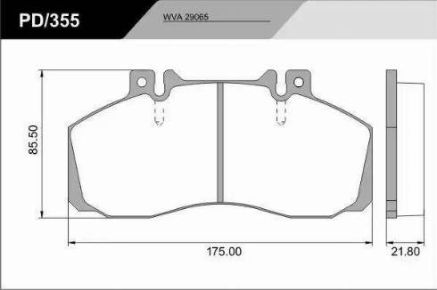 FRAS-LE PD/355_CV Advanced - Kit pastiglie freno, Freno a disco autozon.pro