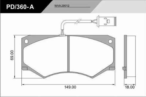 FRAS-LE PD/360-A_CV Advanced - Kit pastiglie freno, Freno a disco autozon.pro