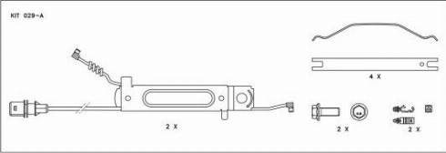 FRAS-LE PD/209-KIT029-A_CV ADV - Kit pastiglie freno, Freno a disco autozon.pro