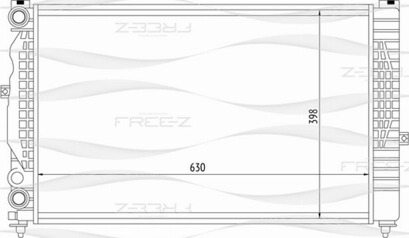 FREE-Z KK0103 - Radiatore, Raffreddamento motore autozon.pro