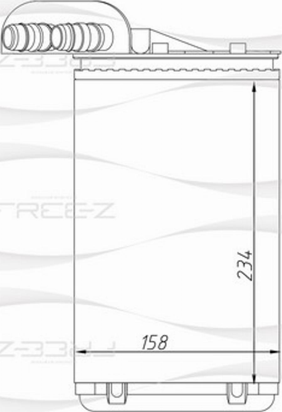 FREE-Z KW0246 - Scambiatore calore, Riscaldamento abitacolo autozon.pro