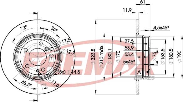 FREMAX BD-9900 - Discofreno autozon.pro