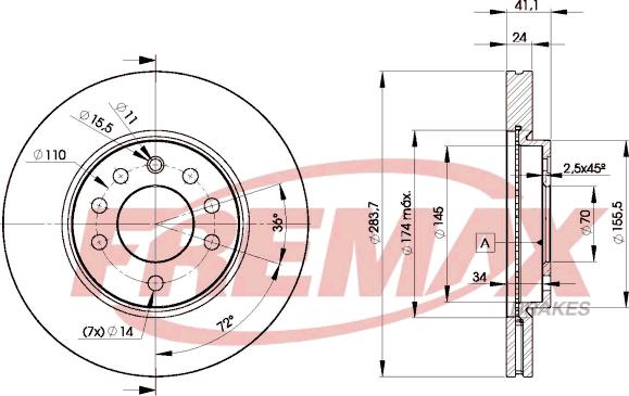 FREMAX BD-9047 - Discofreno autozon.pro