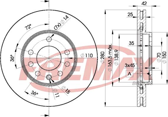 FREMAX BD-9060 - Discofreno autozon.pro