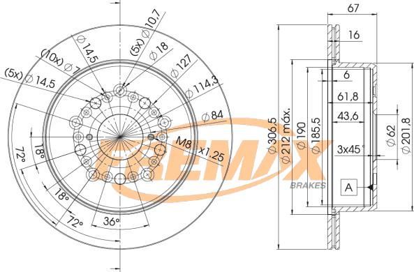 FREMAX BD-9026 - Discofreno autozon.pro