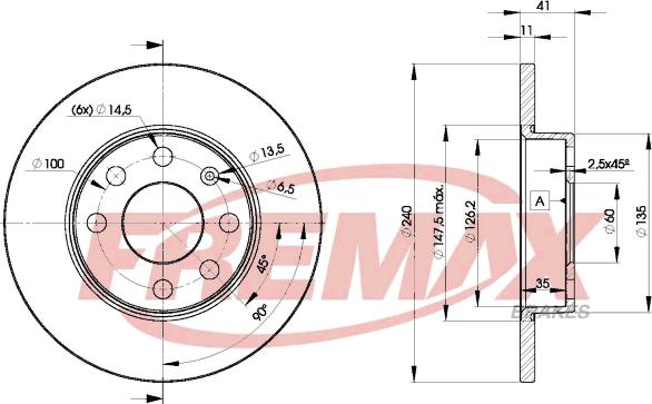 FREMAX BD-9020 - Discofreno autozon.pro