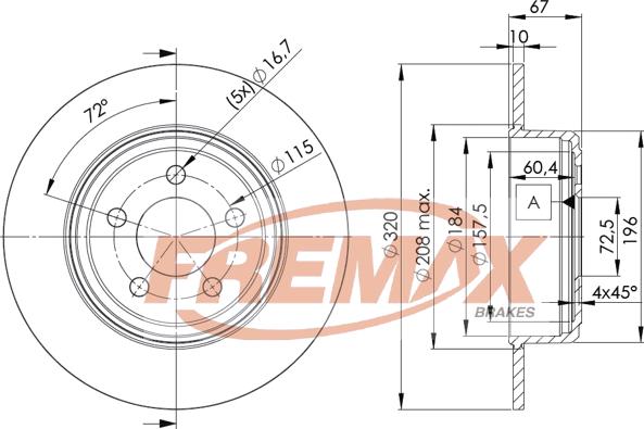 FREMAX BD-9198 - Discofreno autozon.pro