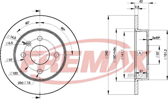 FREMAX BD-9108 - Discofreno autozon.pro