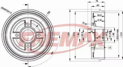 FREMAX BD-9322 - Tamburo freno autozon.pro