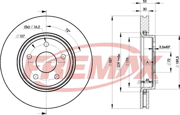 FREMAX BD-9269 - Discofreno autozon.pro