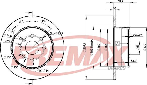 FREMAX BD-9209 - Discofreno autozon.pro