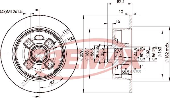 FREMAX BD-9204 - Discofreno autozon.pro