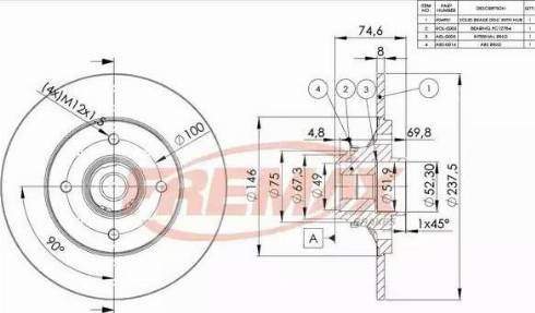 FREMAX BD-4901 - Discofreno autozon.pro