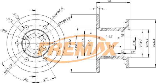 FREMAX BD-4528 - Discofreno autozon.pro