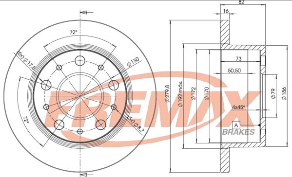 FREMAX BD-4696 - Discofreno autozon.pro