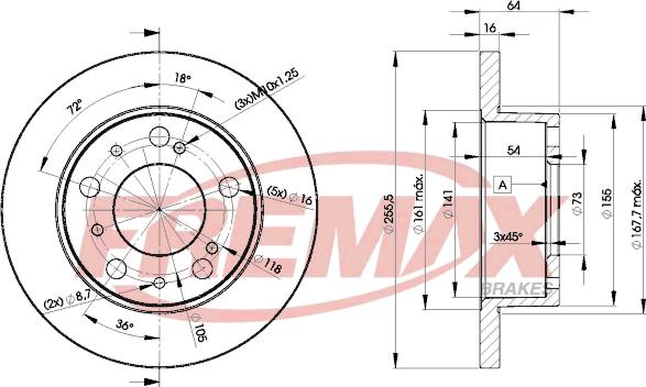 FREMAX BD-4693 - Discofreno autozon.pro