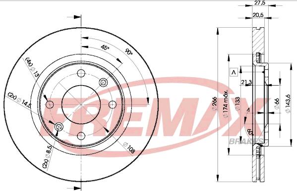 FREMAX BD-4697 - Discofreno autozon.pro