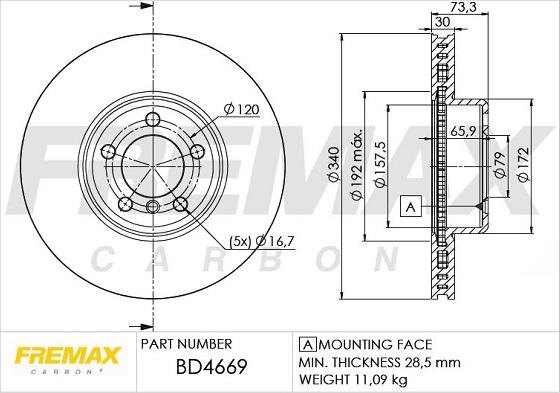 FREMAX BD-4669 - Discofreno autozon.pro