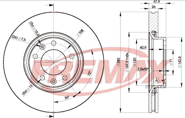 FREMAX BD-4660 - Discofreno autozon.pro