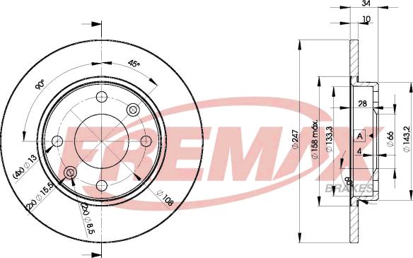 FREMAX BD-4689 - Discofreno autozon.pro