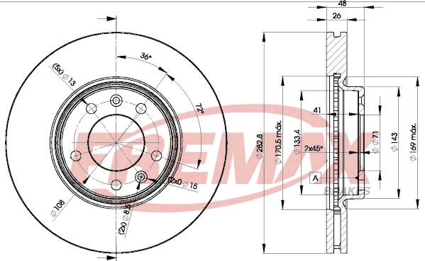 FREMAX BD-4685 - Discofreno autozon.pro