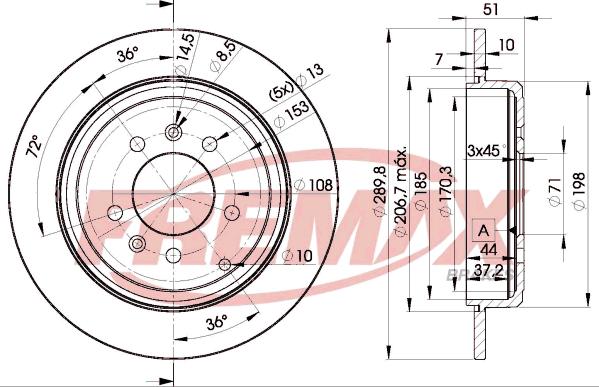 FREMAX BD-4686 - Discofreno autozon.pro