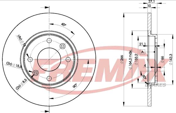 FREMAX BD-4688 - Discofreno autozon.pro