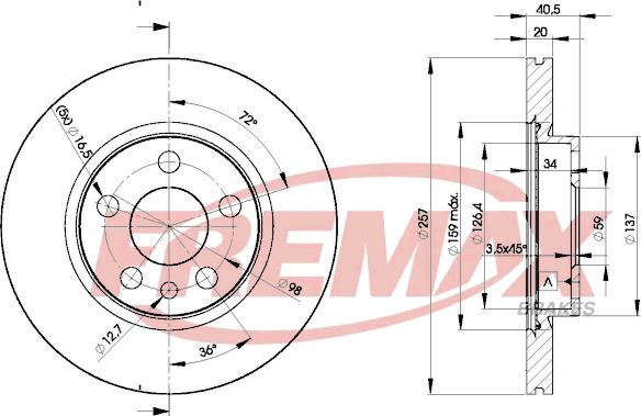 FREMAX BD-4683 - Discofreno autozon.pro