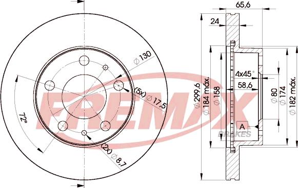 FREMAX BD-4682 - Discofreno autozon.pro