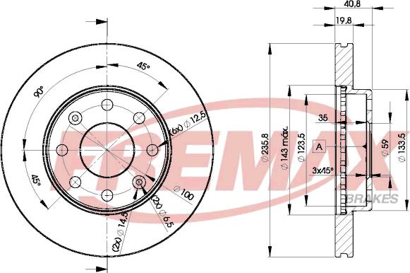 FREMAX BD-4633 - Discofreno autozon.pro