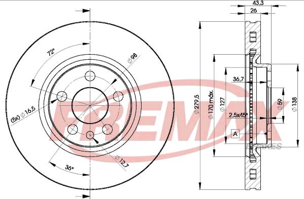 FREMAX BD-4620 - Discofreno autozon.pro