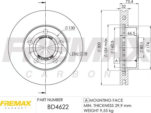 FREMAX BD-4622 - Discofreno autozon.pro