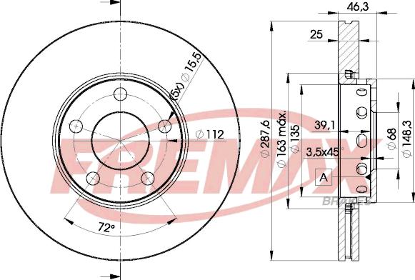 FREMAX BD-4063 - Discofreno autozon.pro