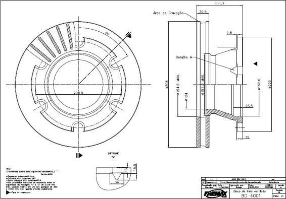 FREMAX BD-4001 - Discofreno autozon.pro