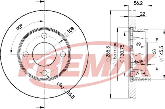 FREMAX BD-4013 - Discofreno autozon.pro