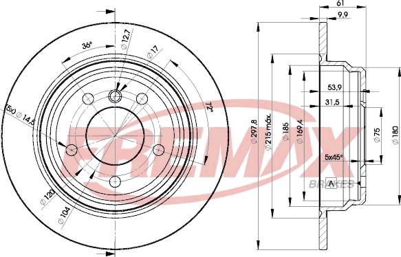 FREMAX BD-4129 - Discofreno autozon.pro