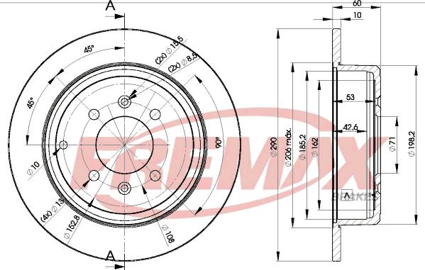 FREMAX BD-4250 - Discofreno autozon.pro