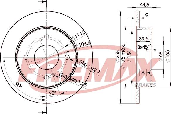 FREMAX BD-4201 - Discofreno autozon.pro