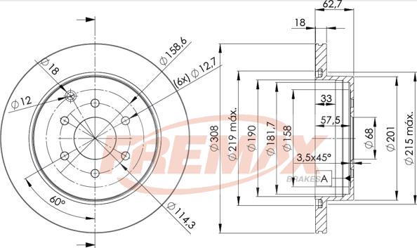 FREMAX BD-4203 - Discofreno autozon.pro