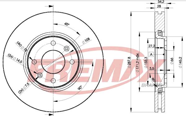 FREMAX BD-4753 - Discofreno autozon.pro