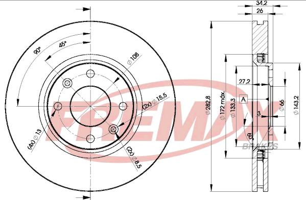 FREMAX BD-4752 - Discofreno autozon.pro