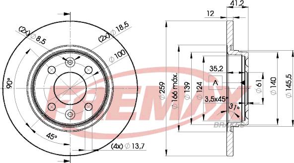 FREMAX BD-4707 - Discofreno autozon.pro