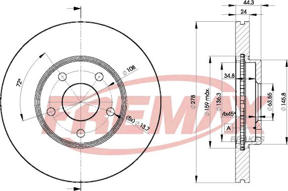 FREMAX BD-5980 - Discofreno autozon.pro