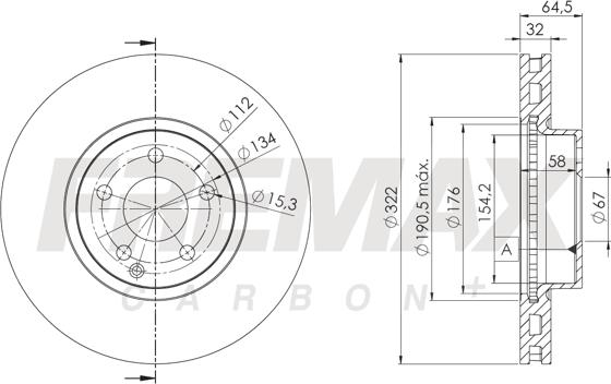 FREMAX BD-5558 - Discofreno autozon.pro