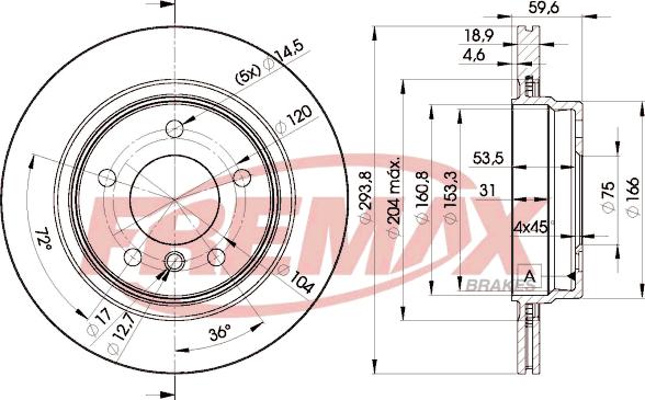 FREMAX BD-5563 - Discofreno autozon.pro