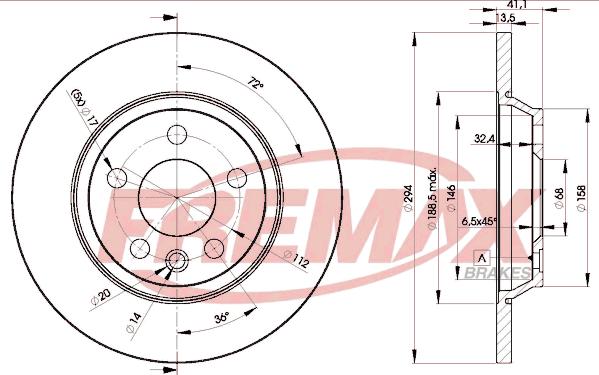 FREMAX BD-5609 - Discofreno autozon.pro