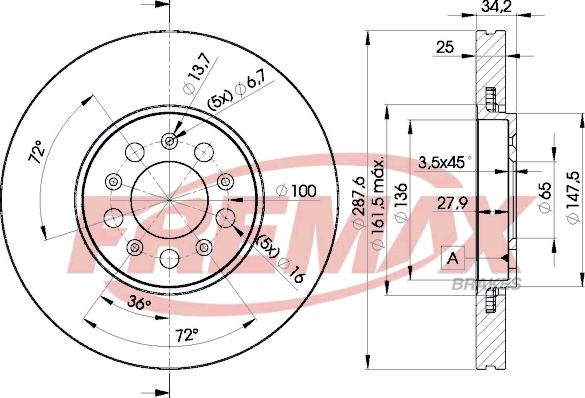 FREMAX BD-5604 - Discofreno autozon.pro