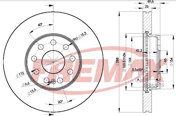 FREMAX BD-5615 - Discofreno autozon.pro