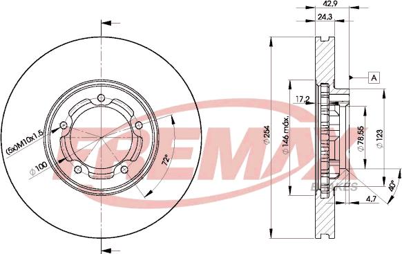 FREMAX BD-5610 - Discofreno autozon.pro